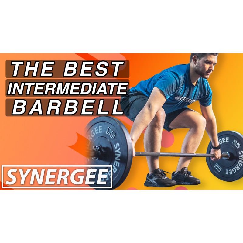 Synergee Open 15kg 및 20kg 흑인산염 및 크롬 올림픽 바벨. 역도, 파워리프팅 및 CrossFit에 대한 정격 1000lbs
