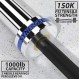 Synergee Open 15kg 및 20kg 흑인산염 및 크롬 올림픽 바벨. 역도, 파워리프팅 및 CrossFit에 대한 정격 1000lbs