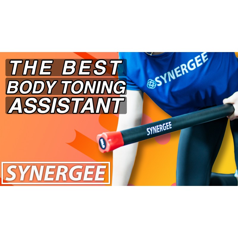 Synergee Workout Bar 웨이트 바 콤보 세트 - 다중 웨이트 패딩 웨이트 바 - 바디 토닝 운동 바, 근력 및 상태