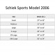 Schiek 스포츠 모델 2006 가죽 6" 윤곽 역도 벨트 - 소형