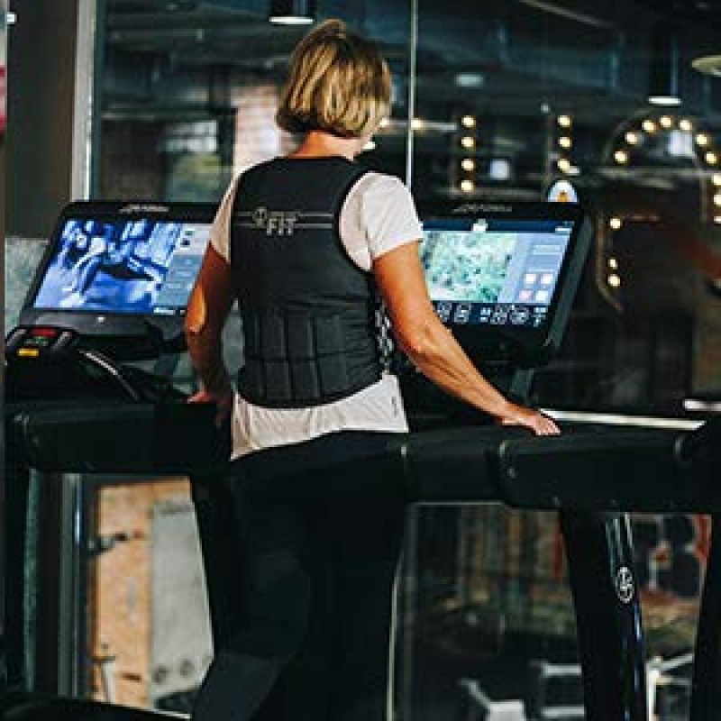 하이퍼 조끼 FIT 여성 가중 조끼 워킹 빌딩 골밀도 편안한 조절 가능 최대 10파운드 소형 중형 대형