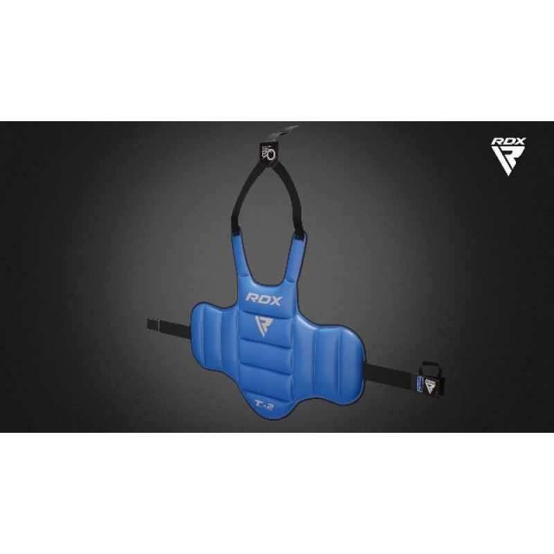 RDX 복싱 바디 프로텍터 리버시블, 킥복싱 MMA 무에타이 가슴 보호대, 스파링 훈련 헤비 펀칭, 조절 가능한 방패, 무술 윗배 보호 패드, 태권도 TKD 조끼
