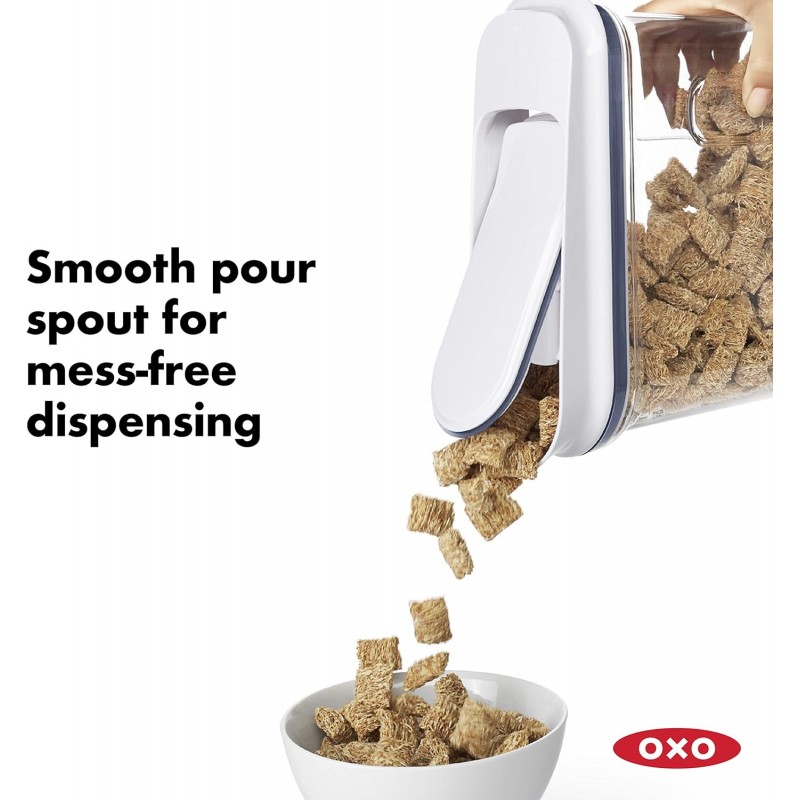 OXO Good Grips 밀폐형 POP 미디엄 시리얼 디스펜서(3.4Qt)