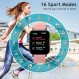 KIDDEX 스마트 시계, 24가지 스포츠 모드가 포함된 피트니스 트래커 IP68 방수 피트니스 시계 수면 모니터 단계 칼로리 카운터 1.7" 터치스크린 여성 남성 시계, 핑크
