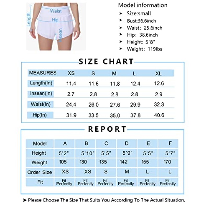 THE GYM PEOPLE 여성용 퀵 드라이 러닝 반바지 메쉬 라이너 하이 웨이스트 테니스 운동 반바지 지퍼 포켓