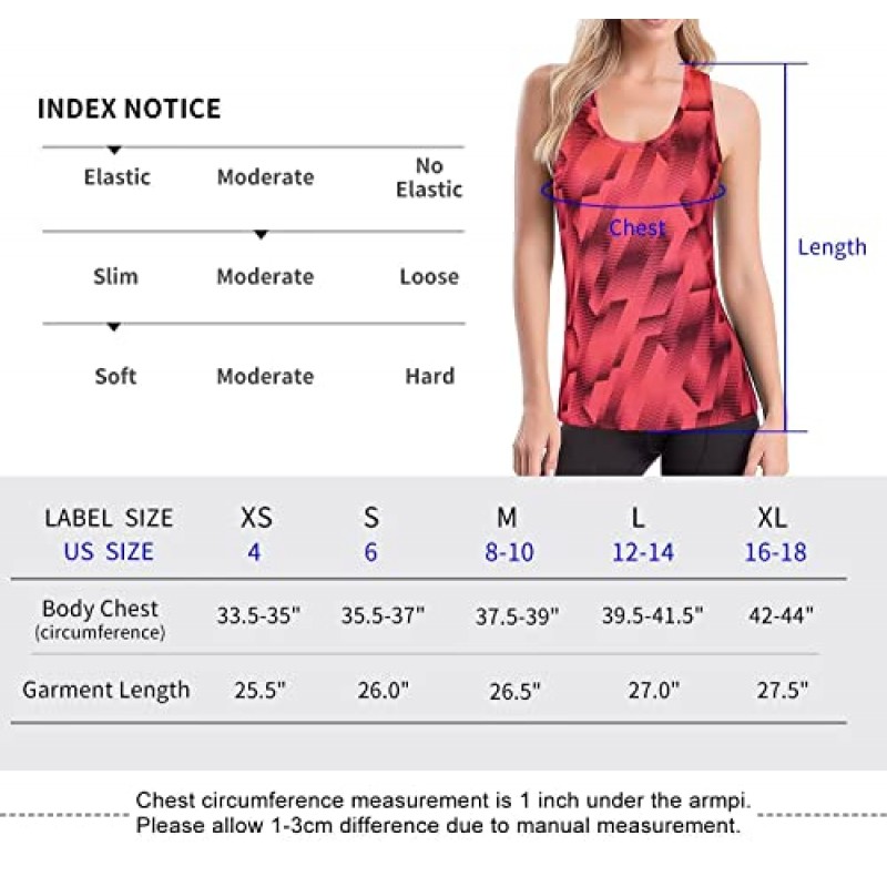 여성용 운동 탱크 탑, 빠른 건조 운동 러닝 체육관 근육 탱크 Racerback, 민소매 스포츠 운동 탑