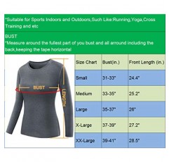 NELEUS 여성용 3팩 압축 셔츠 긴 소매 요가 운동 달리기 티셔츠