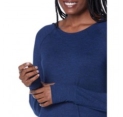 Amazon Essentials 여성용 브러시드 테크 스트레치 긴소매 크루넥 셔츠(플러스 사이즈로 구매 가능)