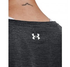 Under Armour Tech Vent 반소매 블랙/화이트 미디엄 티셔츠