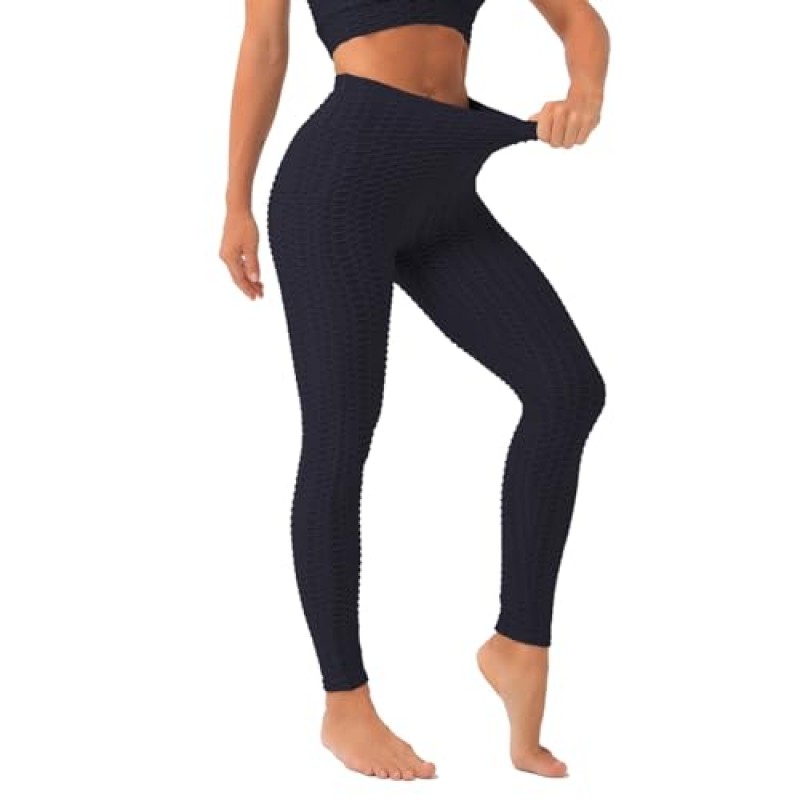 섹시한 Ruched Legging 스포츠 여성 주머니 요가 바지 피트니스 체육관 운동복 운동 스타킹을 밀어