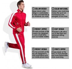 Shinestone Mens Tracksuit 세트 스포츠 체육관 트레이닝 복 운동복 세트 남성용 전체 지퍼 포함