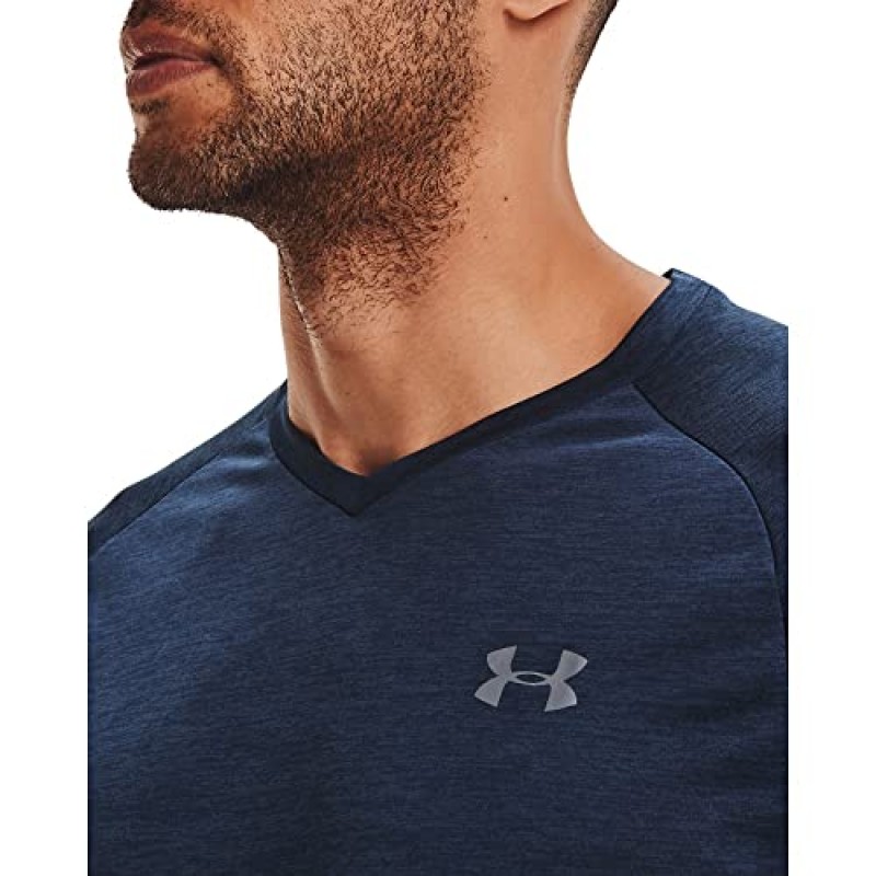 Under Armour 남성 Tech 2.0 V넥 반소매 티셔츠
