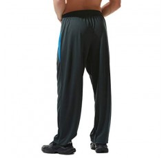 ZEROWELL 지퍼 포켓이 있는 남성용 운동 바지 개방형 바닥 경량 스웨트팬츠, 운동, 달리기, 체육관, 훈련용