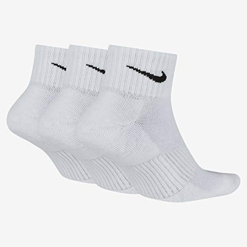 NIKE 퍼포먼스 쿠션 쿼터 트레이닝 양말(3켤레)