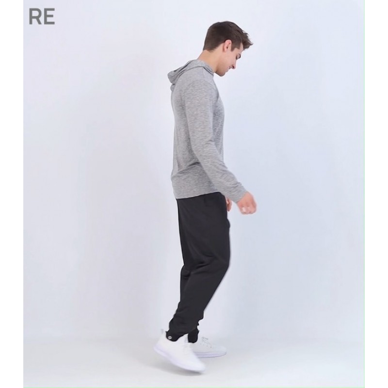 Real Essentials 3 팩: 남성용 드라이핏 모이스처 위킹 긴 소매 액티브 애슬레틱 후드티 풀오버 스웨트셔츠(빅 & 톨)