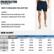 GYM REVOLUTION 남성용 5' 운동 운동용 속건성 반바지 러닝 트레이닝 반바지 지퍼 포켓 포함