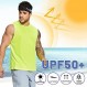 MIER 남성용 UPF 50+ 민소매 운동 수영 셔츠 퀵 드라이 러닝 탱크 탑 자외선 차단 근육 티셔츠