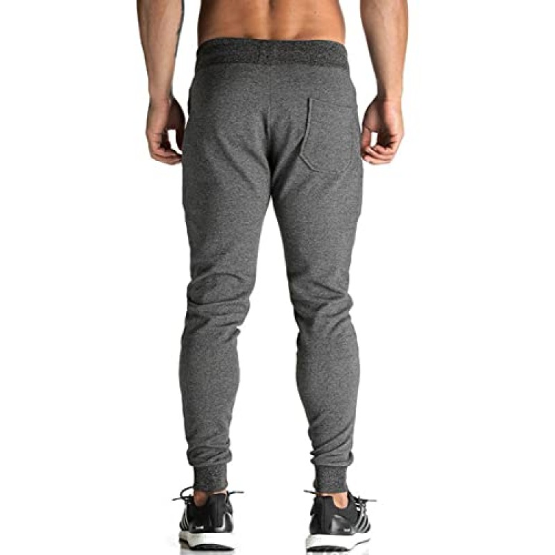 FLYFIREFLY Mens Joggers 체육관 운동 바지 남성용 운동복 트레이닝 복 주머니가있는 보디 빌딩