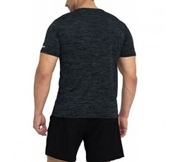 TACVASEN 남성용 운동 셔츠 반팔 속건성 여름 크루 넥 러닝 운동 하이킹 티셔츠