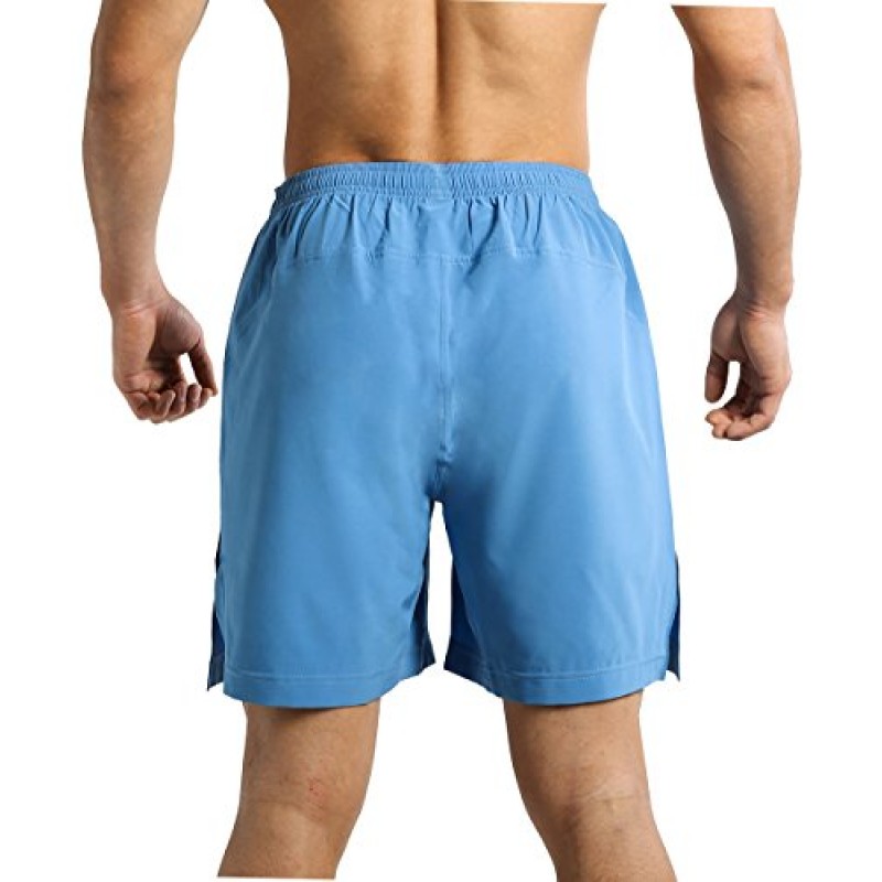 터프 모드 남성용 초경량 WOD 보디 빌딩 운동 훈련 러닝 리프팅 반바지 포켓