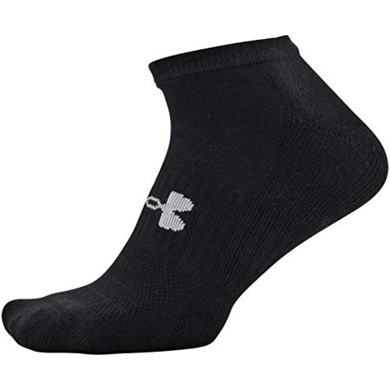 Under Armour 성인 트레이닝 코튼 노쇼 양말, 멀티페어