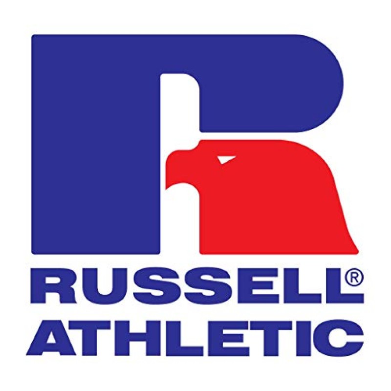 Russell Athletic 크고 긴 소매 드라이 핏 셔츠 – 2팩 운동 셔츠