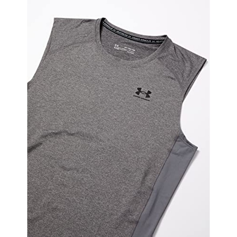 Under Armour 남성용 HeatGear 압축 민소매 티셔츠