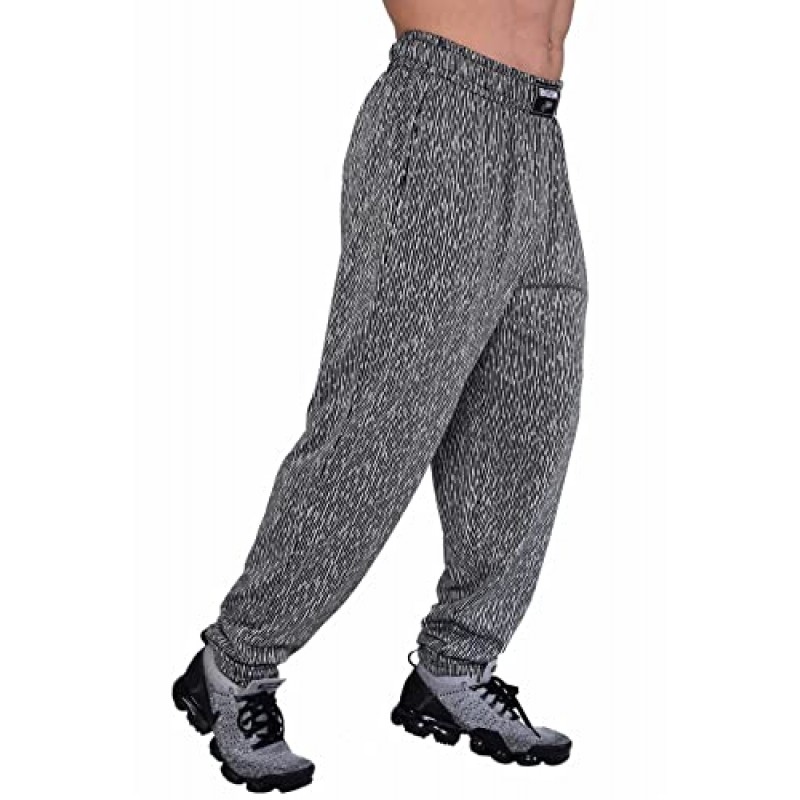 BIG SAM SPORTSWEAR COMPANY 남성용 주머니가 있는 헐렁한 스웨트팬츠, 올드스쿨 루즈핏 체육관 바지