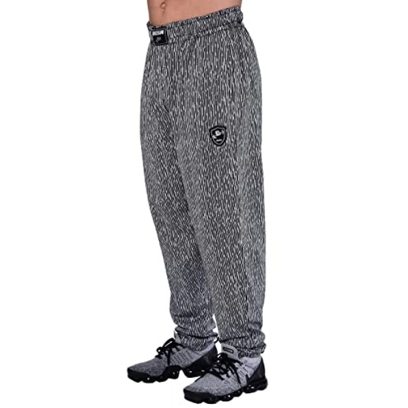 BIG SAM SPORTSWEAR COMPANY 남성용 주머니가 있는 헐렁한 스웨트팬츠, 올드스쿨 루즈핏 체육관 바지