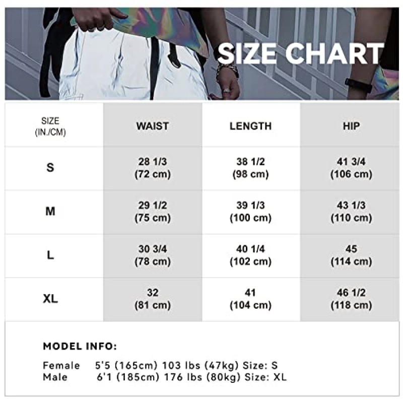 Vamtac Mens 카고 조깅 바지 Techwear 힙합 스웨트 팬츠 스트리트 조깅 멀티 포켓이 있는 쿨 팬츠