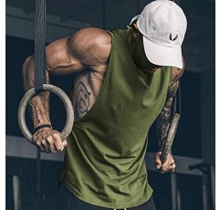 COOFANDY 남성 운동 탱크 탑 2팩 체육관 보디빌딩 민소매 근육 티셔츠