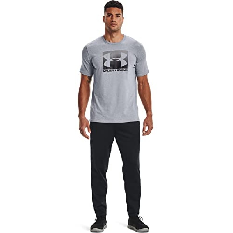 Under Armour 남성용 박스형 스포츠스타일 반소매 티셔츠
