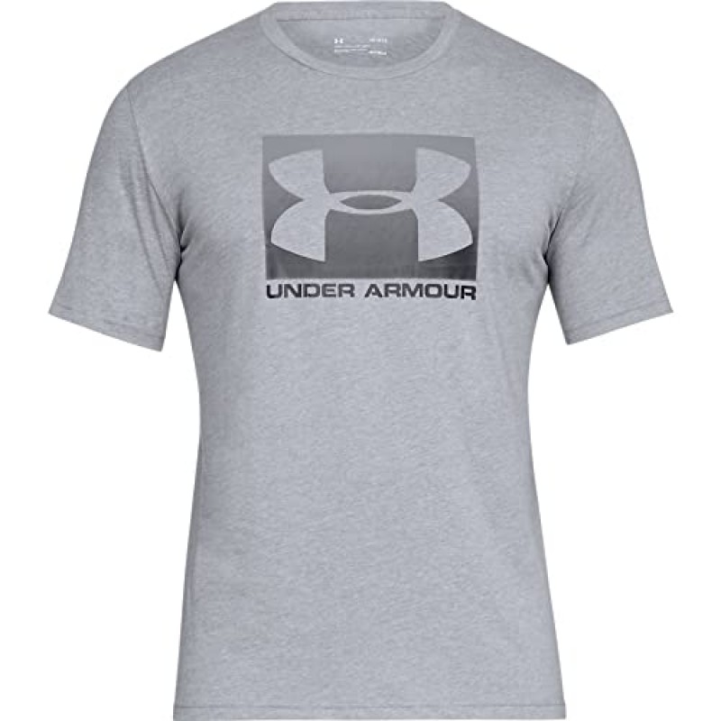 Under Armour 남성용 박스형 스포츠스타일 반소매 티셔츠