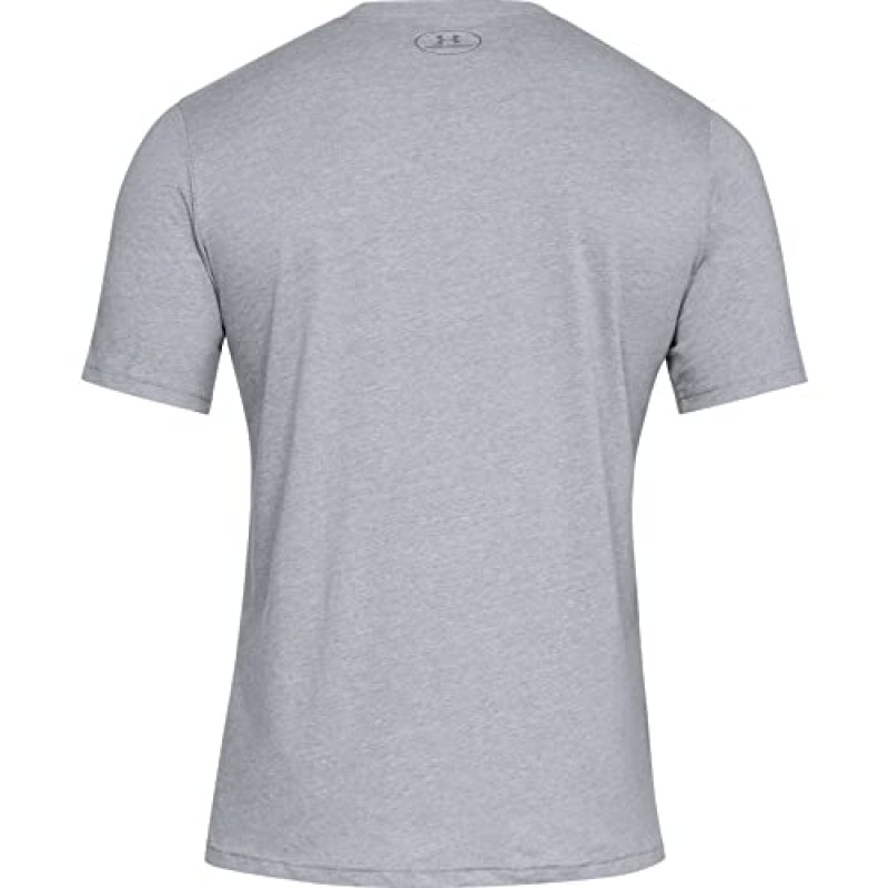 Under Armour 남성용 박스형 스포츠스타일 반소매 티셔츠
