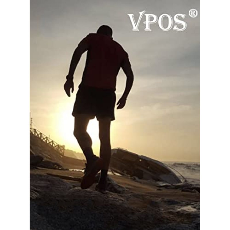 남성용 VPOS 체육관 반바지 5인치 - 경량 남성용 운동용 반바지 지퍼 포켓이 있는 빠른 드라이 운동 러닝 반바지