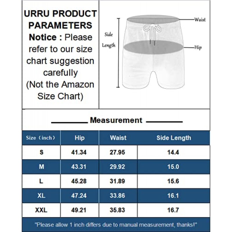 URRU 남성 체육관 피트니스 건조 운동 반바지 달리기 장착 훈련 보디 빌딩 짧은 바지 의류 S-XXL로 바지