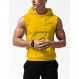 Aixdir 민소매 까마귀 남성 운동 후드 탱크 탑 체육관 근육 셔츠 (포켓 포함)
