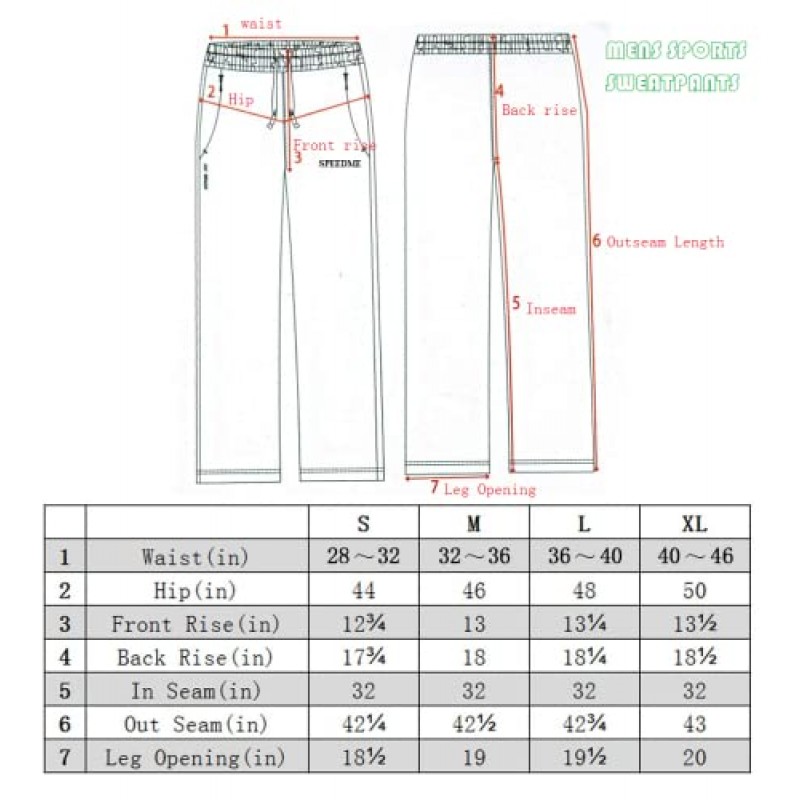 SPEEDME 남성용 스웨트팬츠 오픈 바닥, 운동, 체육관, 달리기, 조깅, 캐주얼, 훈련, 운동, 스포츠용 포켓 포함
