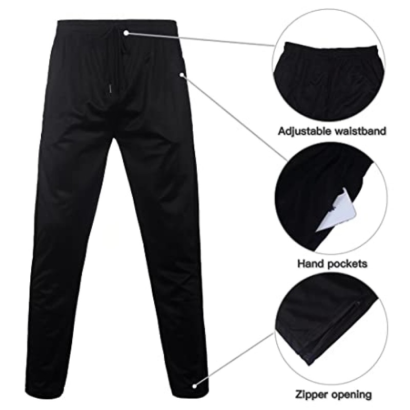 Tanderin 남자 Tracksuit 운동 지퍼 포켓 캐주얼 스포츠 조깅 Sweatsuit Sweatpant 2 피스 Tracksuit 세트 포켓