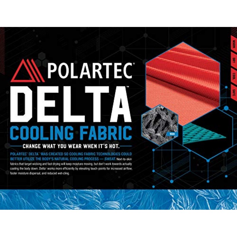 281Z 남성용 군용 모이스처 위킹 베이스 레이어 셔츠 - 전술 훈련 육군 전문가 - Polartec Delta - 냄새 방지