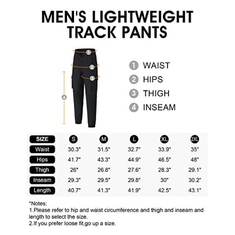 남성용 경량 트랙 바지 퀵 드라이 조깅 카고 러닝 트레이닝 복 체육관 트레이닝 운동 바지 캐주얼 운동 바지
