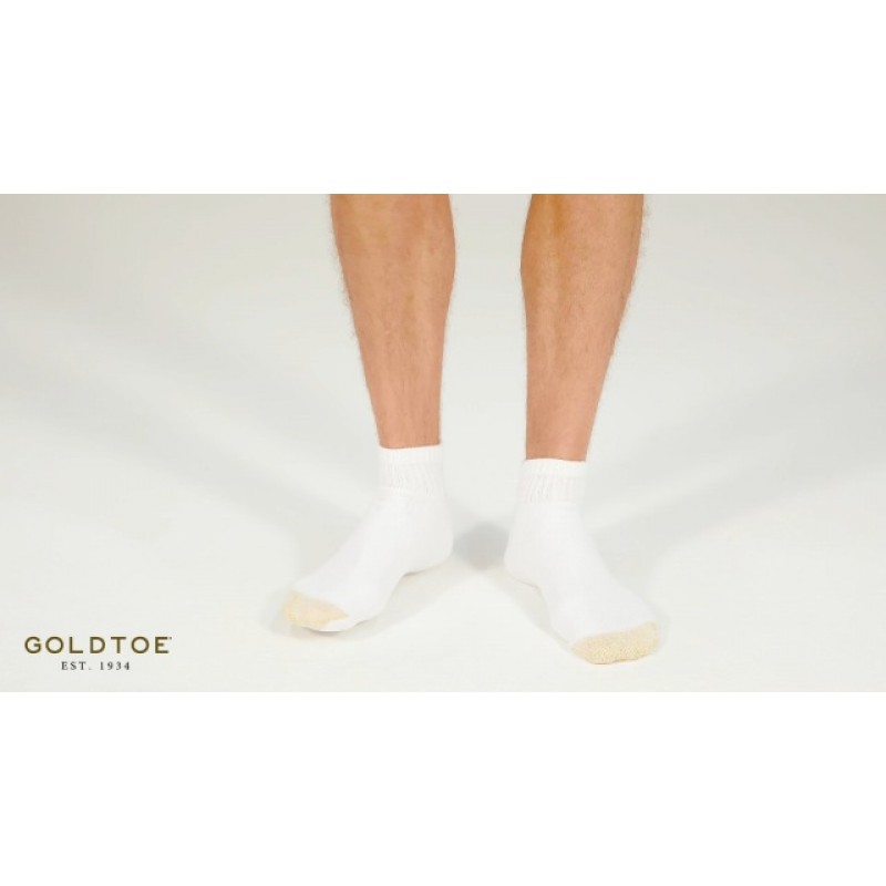 GOLDTOE 남성용 656p 면 발목 운동 양말, 멀티페어