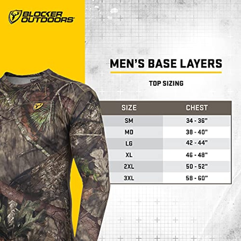 SCENTBLOCKER Scent Blocker Angatec 긴 소매 퍼포먼스 셔츠, 남성용 사냥 의류