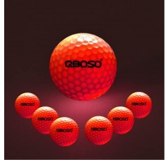 어두운 골프 공에서 빛나기 QBOSO LED 골프 공은 밤에 골프 공을 더 재미있게 밝히고 간단한 타격으로 트리거되는 모든 샷을 중요하게 만듭니다. 6 팩