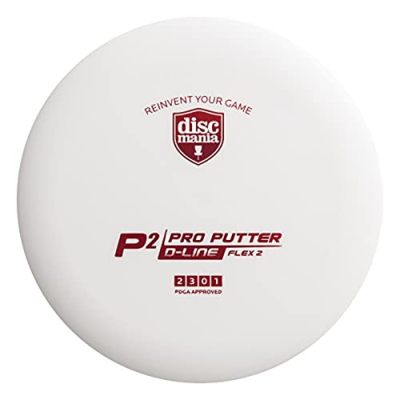 Discmania D-line P2 Flex 2 디스크 골프 퍼터 173-176g(색상은 다를 수 있음)