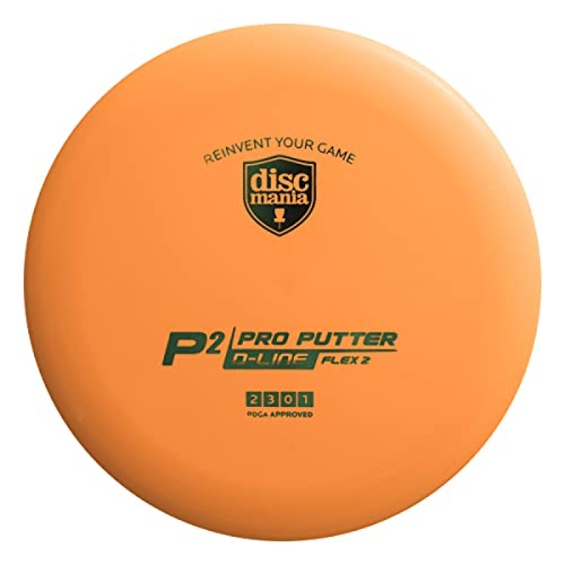 Discmania D-line P2 Flex 2 디스크 골프 퍼터 173-176g(색상은 다를 수 있음)