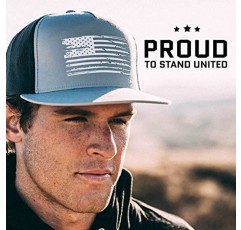 전술적 프로 공급 미국 국기 애국적인 미국 스냅백 모자 | 남성 또는 여성을 위한 양각 로고 미국 국기 모자
