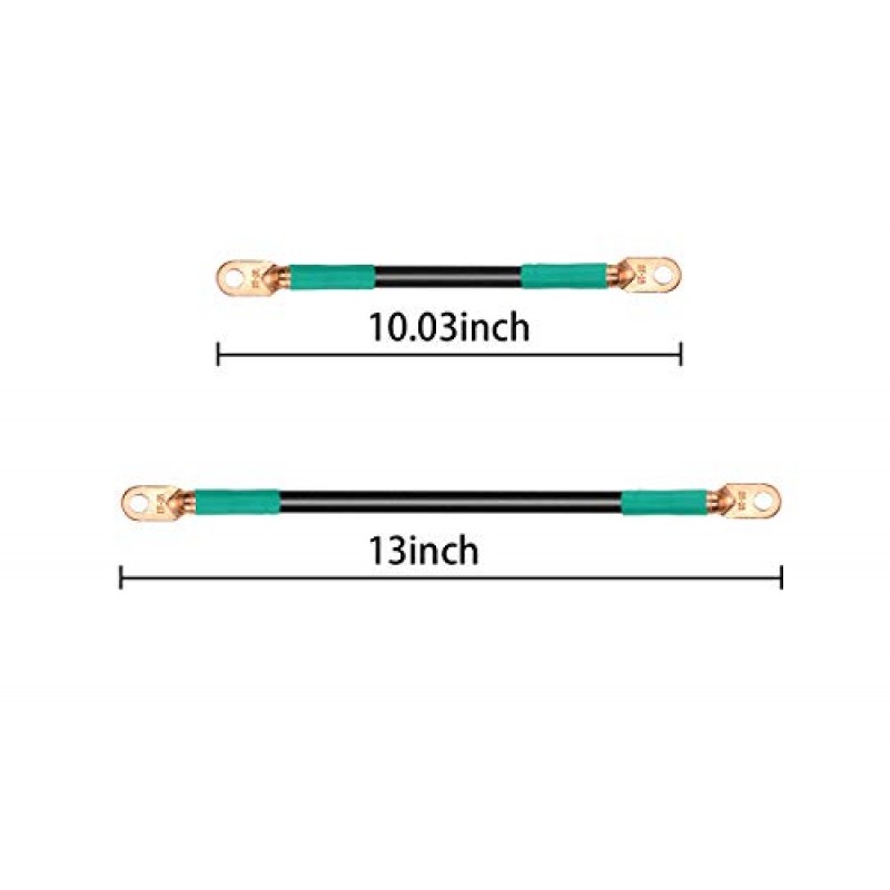 10L0L 골프 카트 배터리 케이블, Club Car DS 1995-up(48V)/EZGO TXT 1994-up(36 및 48V) 골프 카트 배터리 케이블 키트에 적합