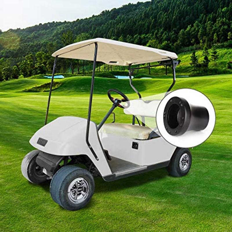 EZGO TXT/RXV/Valor 및 Marathon용 10L0L 골프 카트 스티어링 휠 어댑터, 블랙