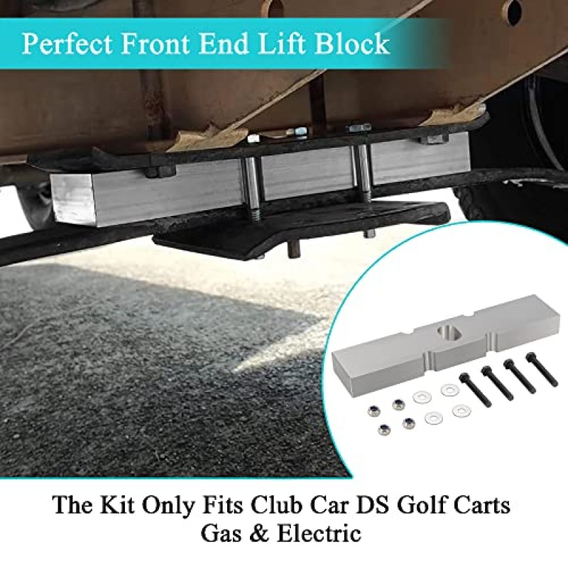 Club Car(클럽 카 DS)용 10L0L 골프 카트 로우 프로 프런트 엔드 리프트 블록 키트